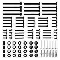 Vista 1 de Suptek Kit universal de accesorios de montaje para TV, incluye tornillos y anclajes M4, M5, M6, M8, se adapta a la mayoría de televisores de hasta