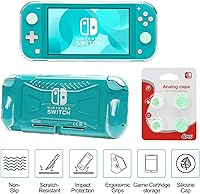 Vista 5 de Switch Lite Accessories Bundle, Kit with Carrying Case,TPU Case Cover with Screen Protector,Charging Dock,Playstand, Game Case, USB Cable
