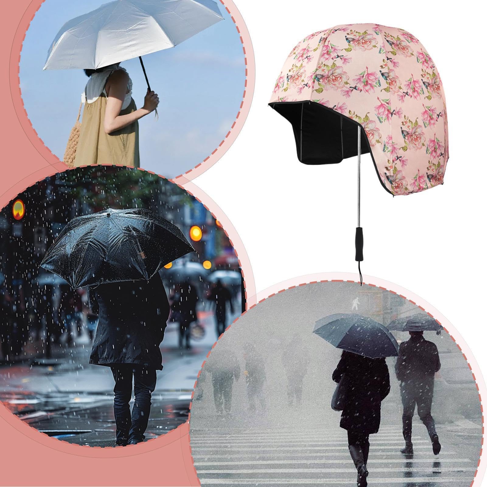 Genérico Parapluie portable Abri d'ombre en forme de casque