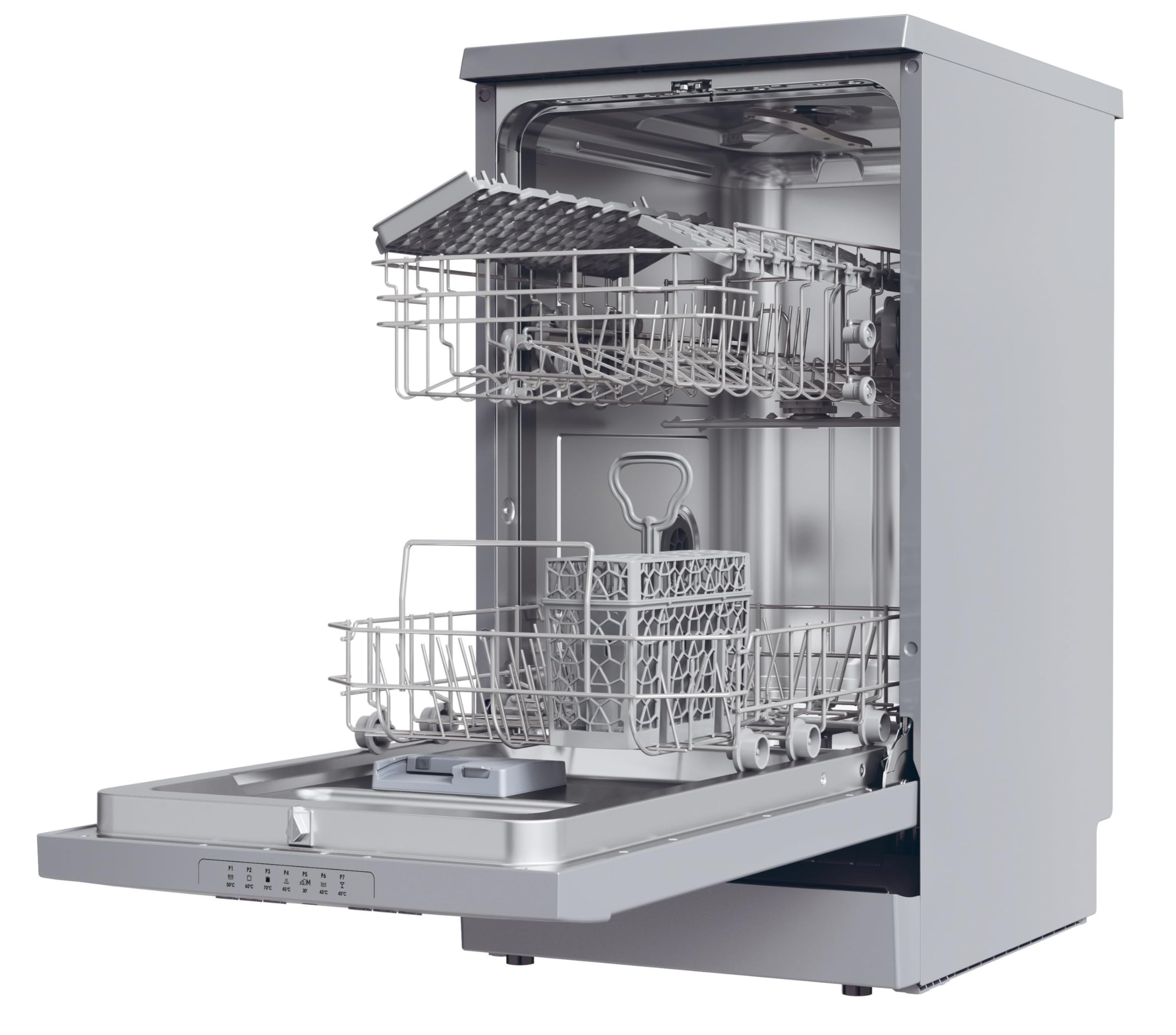 LAVE-VAISSELLE LARGEUR 45CM 10 COUVERTS 47dB CLASSE E SILVER
