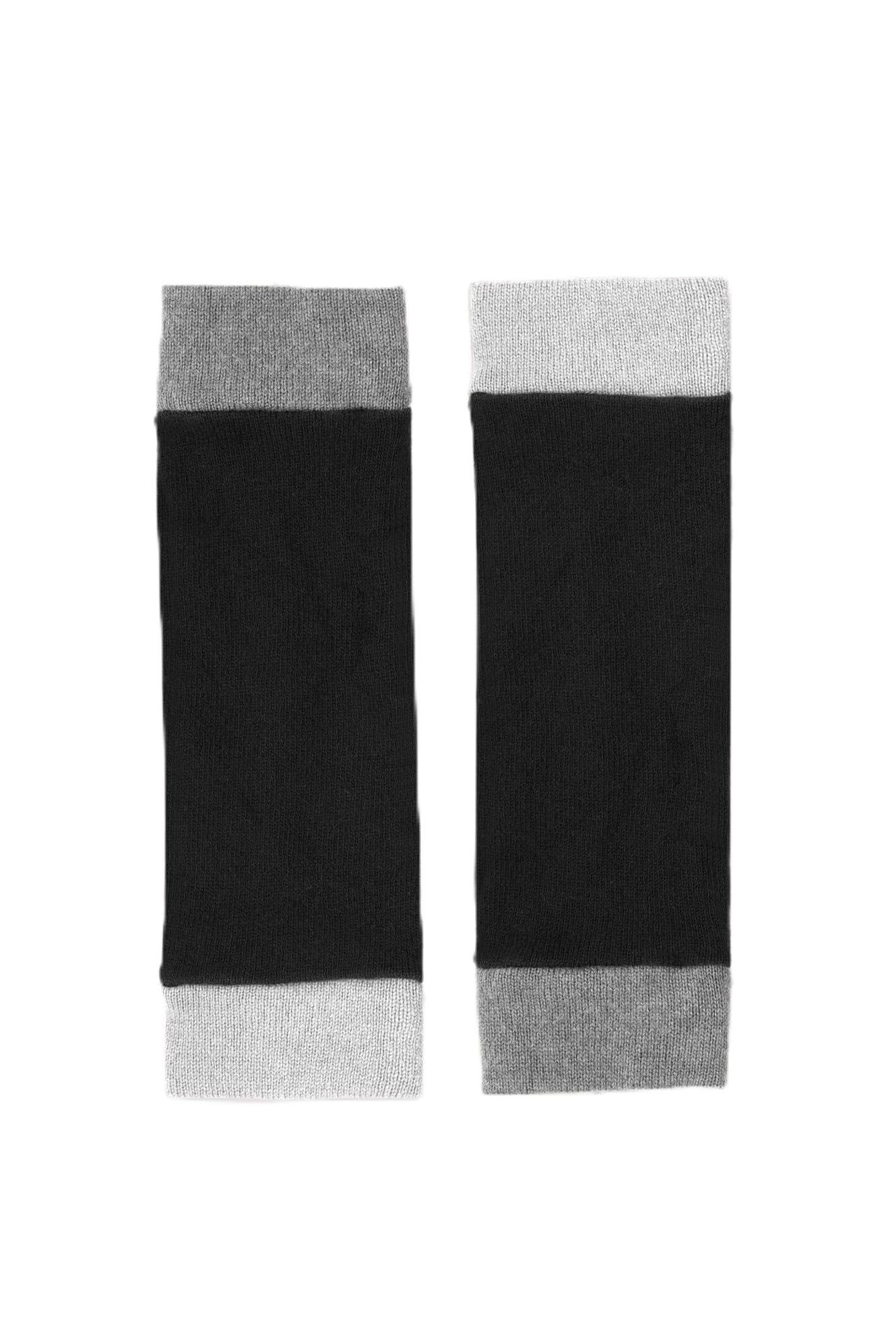 Turtle Doves Women's Grey Mix 100% Recycled Cashmere Wrist Warmer (Grey Mix)