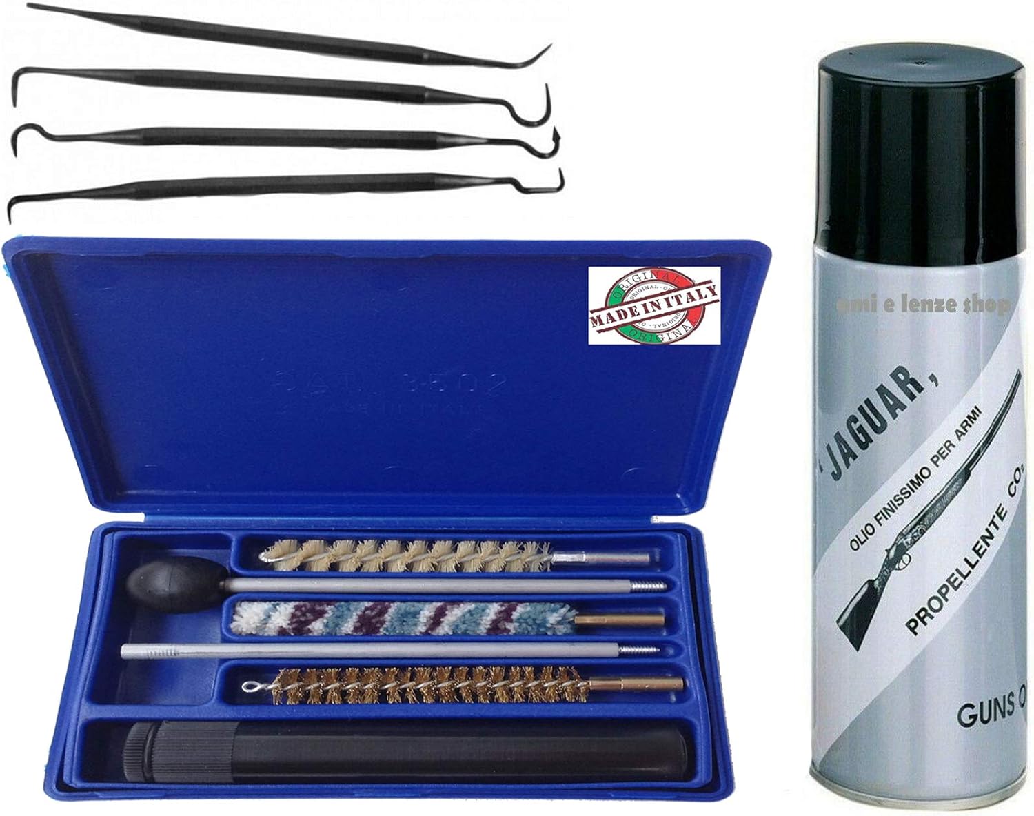 kit di pulizia della pistola per 9mm