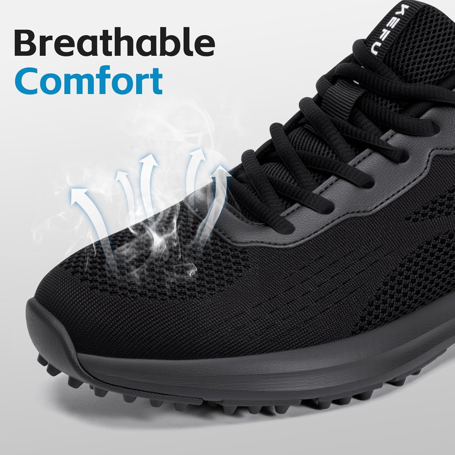 Mens Golf Shoes Spikeless Breathable Lightweight Non Slip Golf Shoes for Men Comfortable