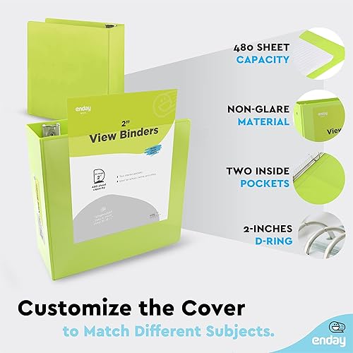 Vista 11 de Carpeta de 3 anillos de 1 pulgada, cubierta transparente de 1 pulgada con 2 bolsillos interiores, carpetas de anillos redondos de colores, en gris