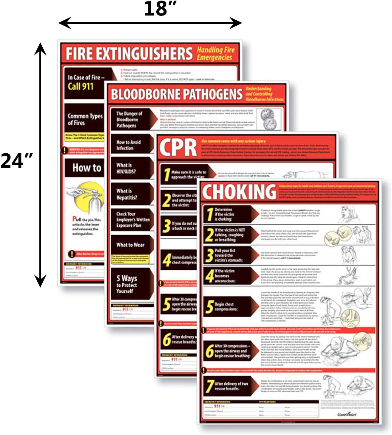 ComplyRight Lifesaving Poster Set