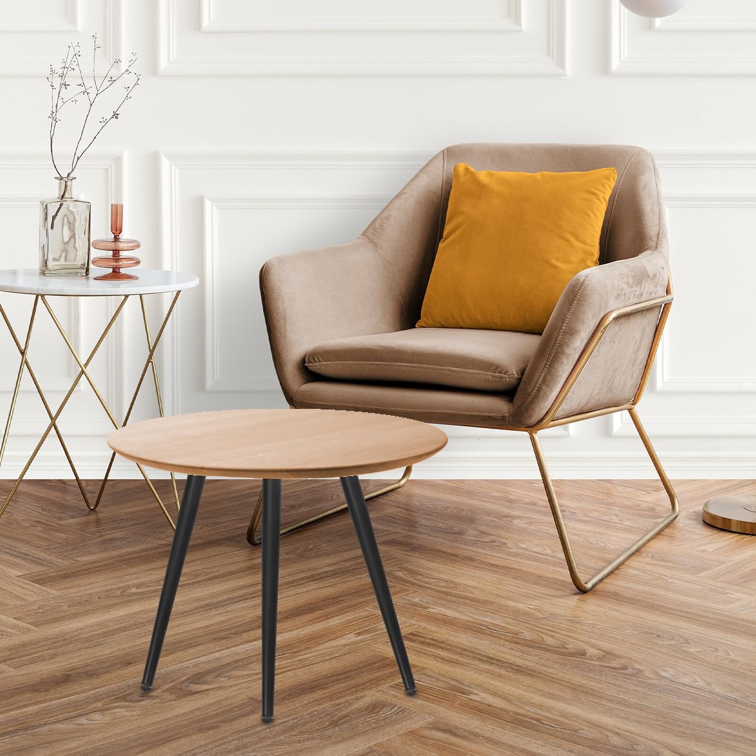 Alipis 4pcs Matte Black Oblique Metal Furniture Legs, Heavy Duty Cabinet and Sofa Table Replacement Legs, Conical Support Feet for Desks, Dressers, and Workbenches