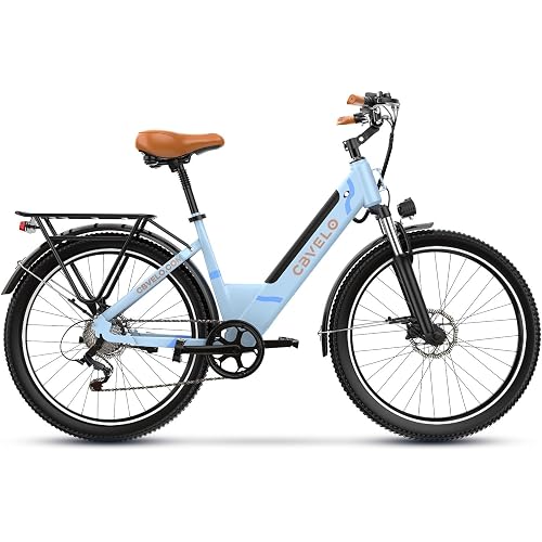 Cybervelo 750W Peak Electric Bike for Adults,up 80 Miles Removable Battery Ebike, 26" Electric E Bike with 7-Speed,Adult Electric Bicycles for Commute Beach Snow Womens/Man All Terrain