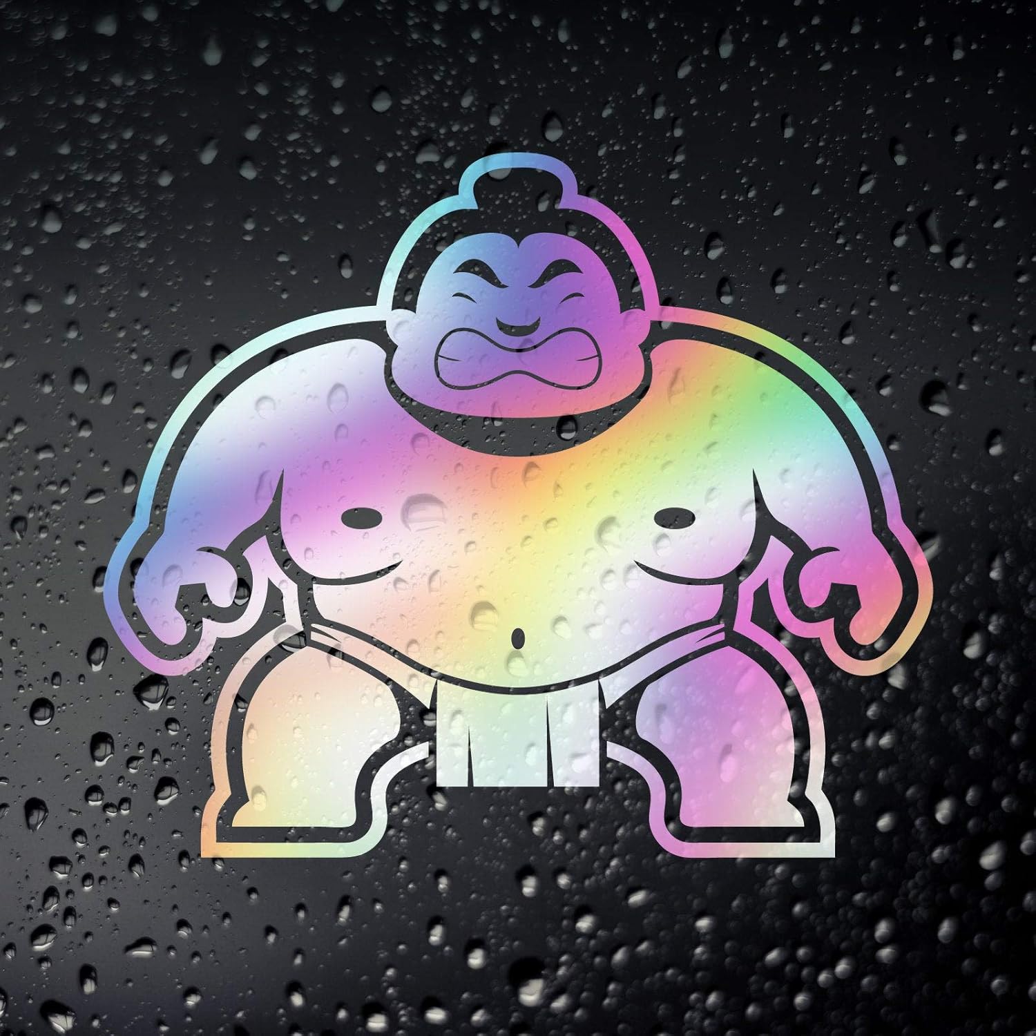 Sumo Oil Slick Chrome JDM Sticker - Drift Tengoku Kuwait | Ubuy