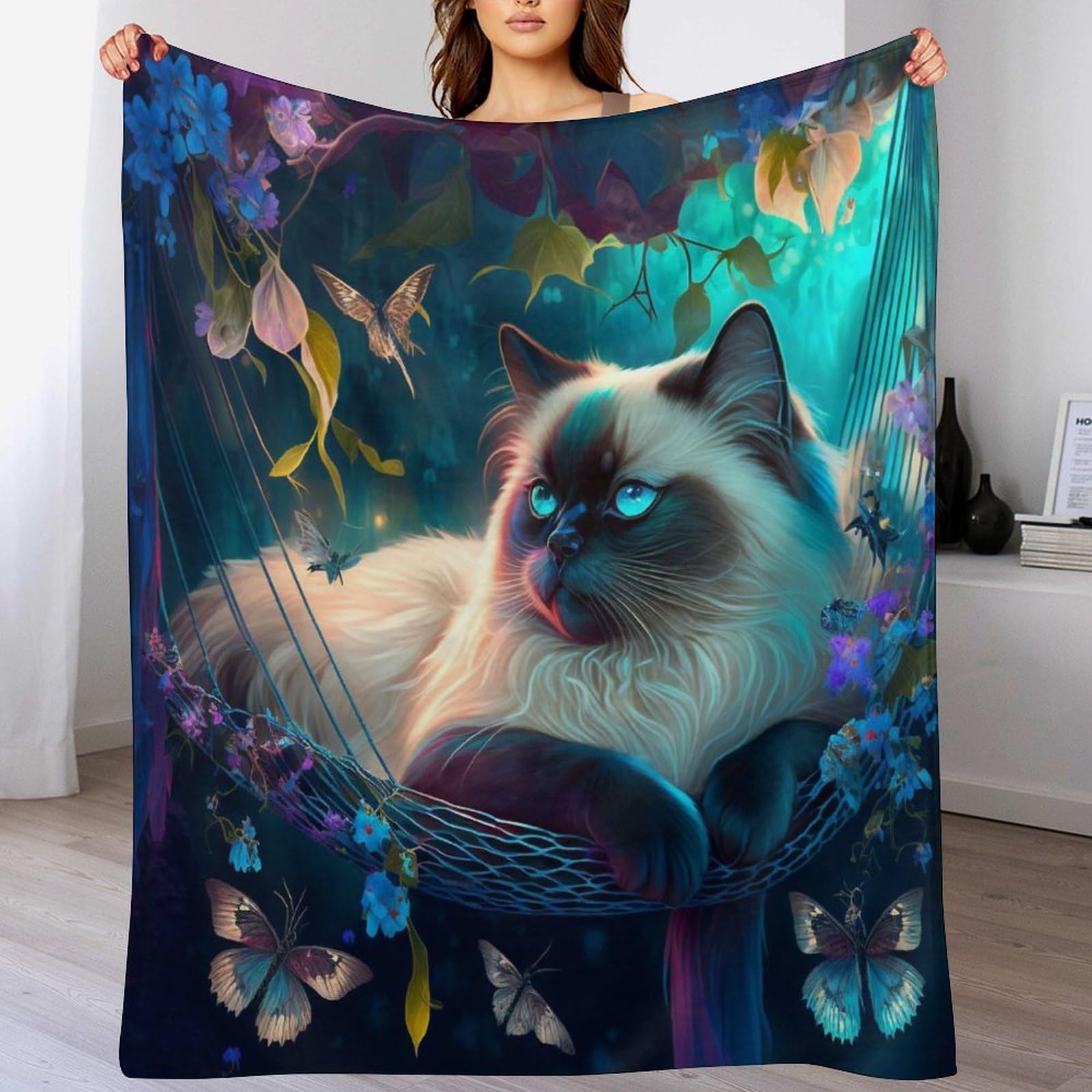 Couvertures en peluche souple 140x180cm pour lit, canapé-lit et sofa moderne