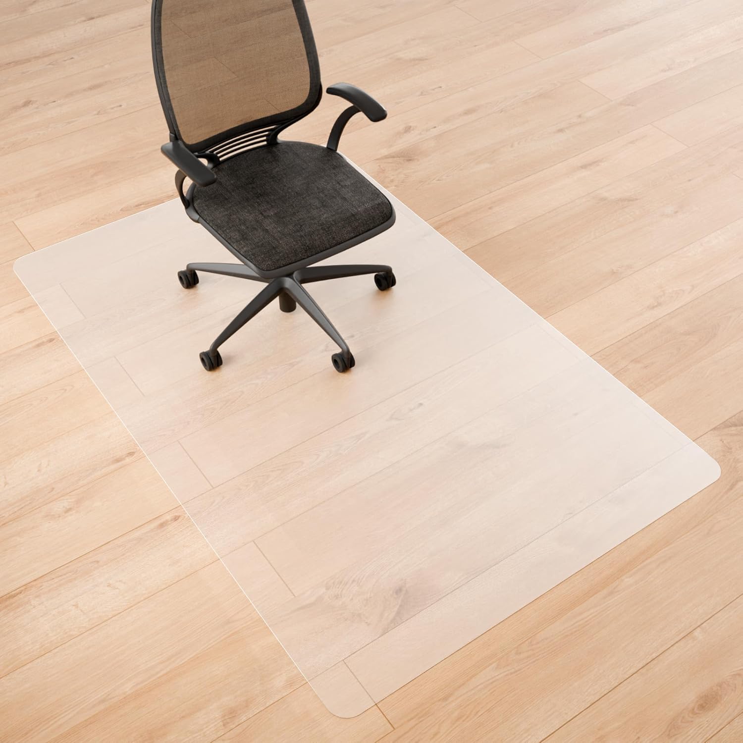 Naturei Office Chair Mat for Hard Floors 72" x 46", Desk