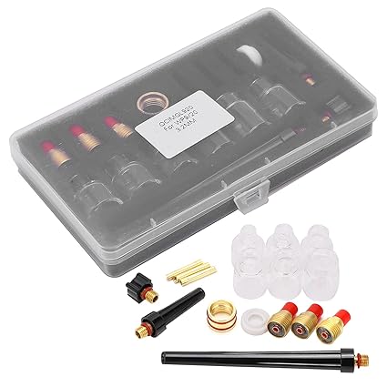Welding Glass Cup, Electrode Nozzle Cup Professional Torch Consumables Welding Torch Accessories Kit Welding Accessories Easy to Use for WP9/20