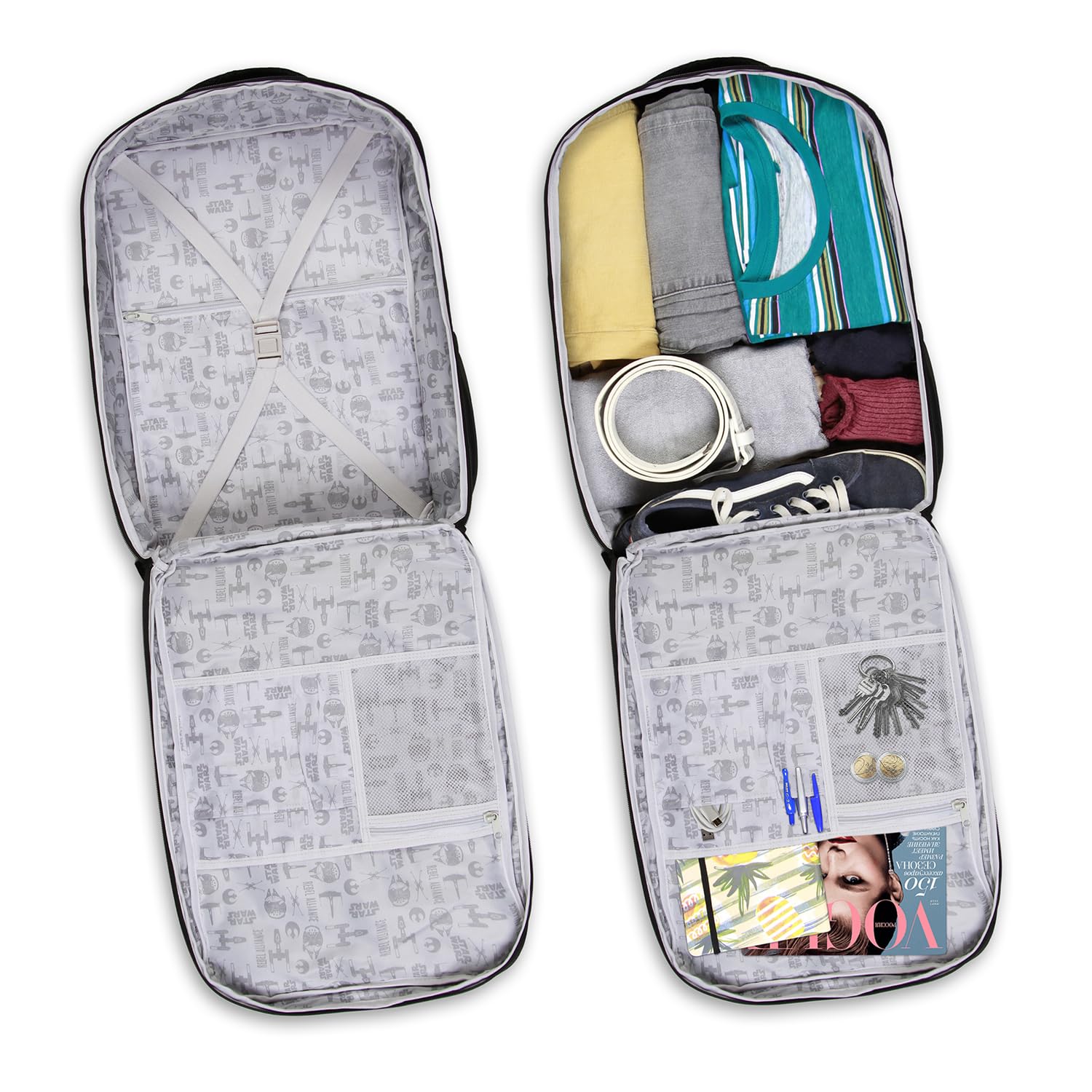 Star Wars Plecak unisex Mercury Cabin Bag (1 szt.), Czarny Star Wars, Underseat 40x20x25cm, Plecak Mercury