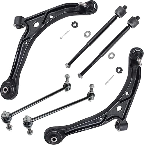 Miniatura 78 de Detroit Axle - Kit de suspensión delantera RWD para Chrysler 300 Dodge Charger Challenger Magnum 2 brazos de control superior con rótulas 2 rótulas