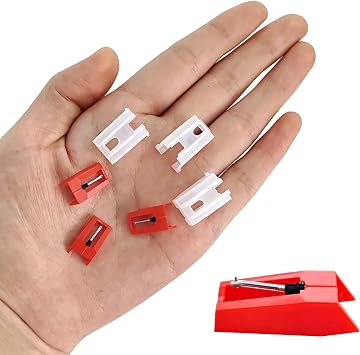 3 Pack Universal Record Player Needles Turntable Needle Replacement,Records Players Needle Replacement,Diamond Stylus Replacement for Most Victrola Crosley LP ION Vinyl Players Phonograph and More