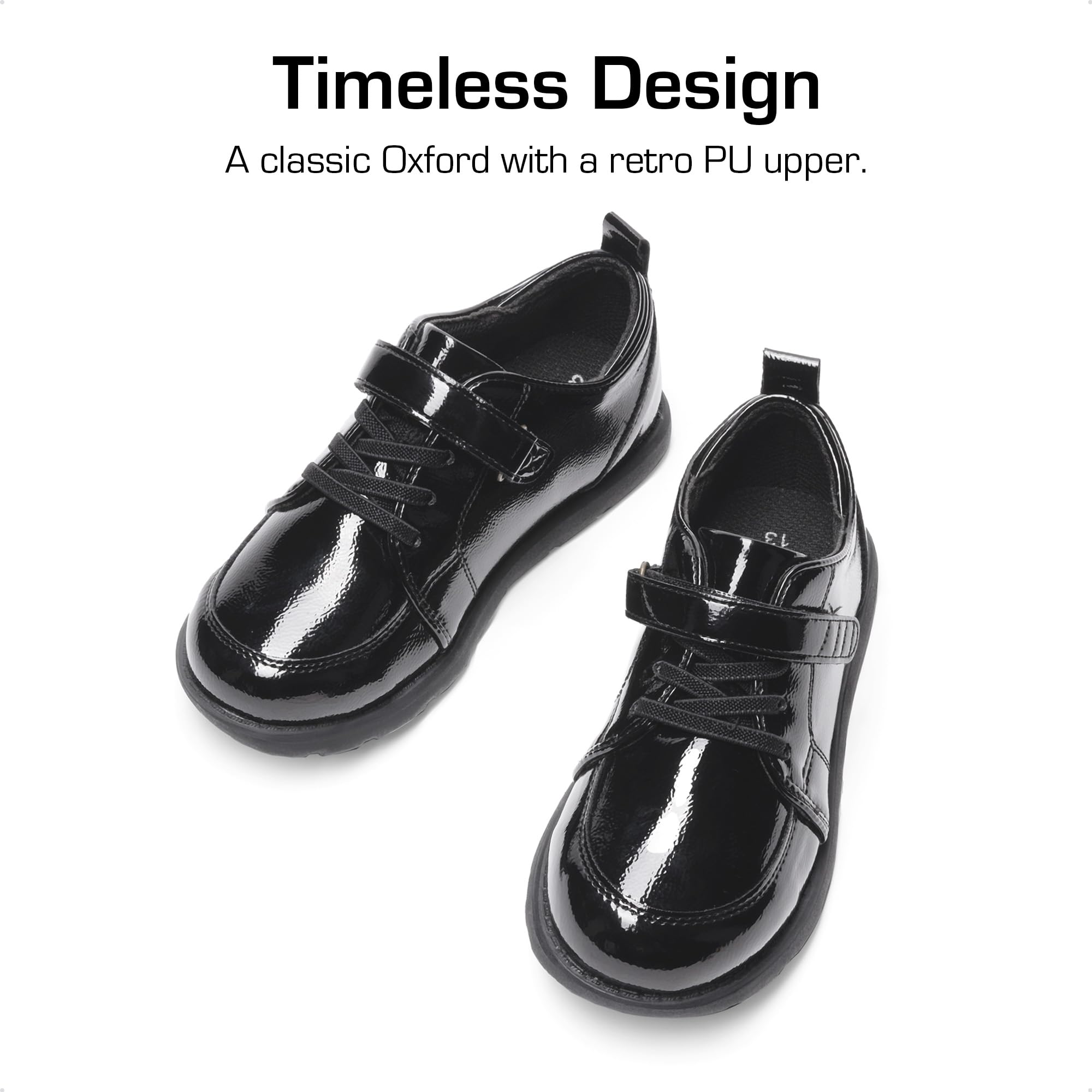 DREAM PAIRS Chłopięce buty do sukienki trampki na co dzień oksfordy formalne mundurek szkolny buty dla malucha małego dziecka