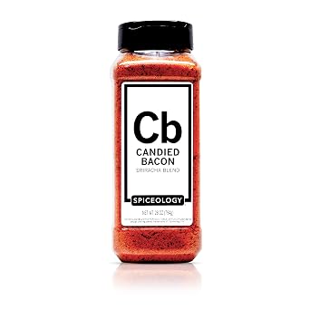 Spiceology - Candied Bacon Sriracha Spice Blend & Rub - Use On Salmon, Sweet Potatoes, Chicken, Pork, Couscous, Sauces, and Vegetables - 28 oz
