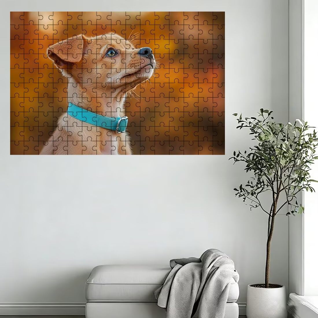 Puzzle 2000 elementów psa, puzzle zwierzęta dla dorosłych, klasyczne puzzle gry edukacyjne do aktywności rodzinnej, najwyższej jakości drewniane puzzle z pudełkiem na prezent dla mężczyzn i kobiet