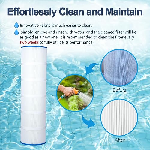 Miniatura 6 de Filtro de piscina PCC105-PAK4 que reemplaza a PCC105, Pentair CCP420, R173576, Unicel C-7471, Filbur FC-1977, 178584, 817-0106, 105 pies cuadrados,
