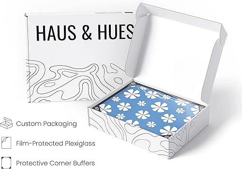 Vista 249 de HAUS AND HUES Evil Eye Decor - Navy Blue Wall Art, Evil Eye Wall Decor, Mykonos Artwork, Evil Eyes Print, Big Eyes Painting Print, Evil Eye Poster