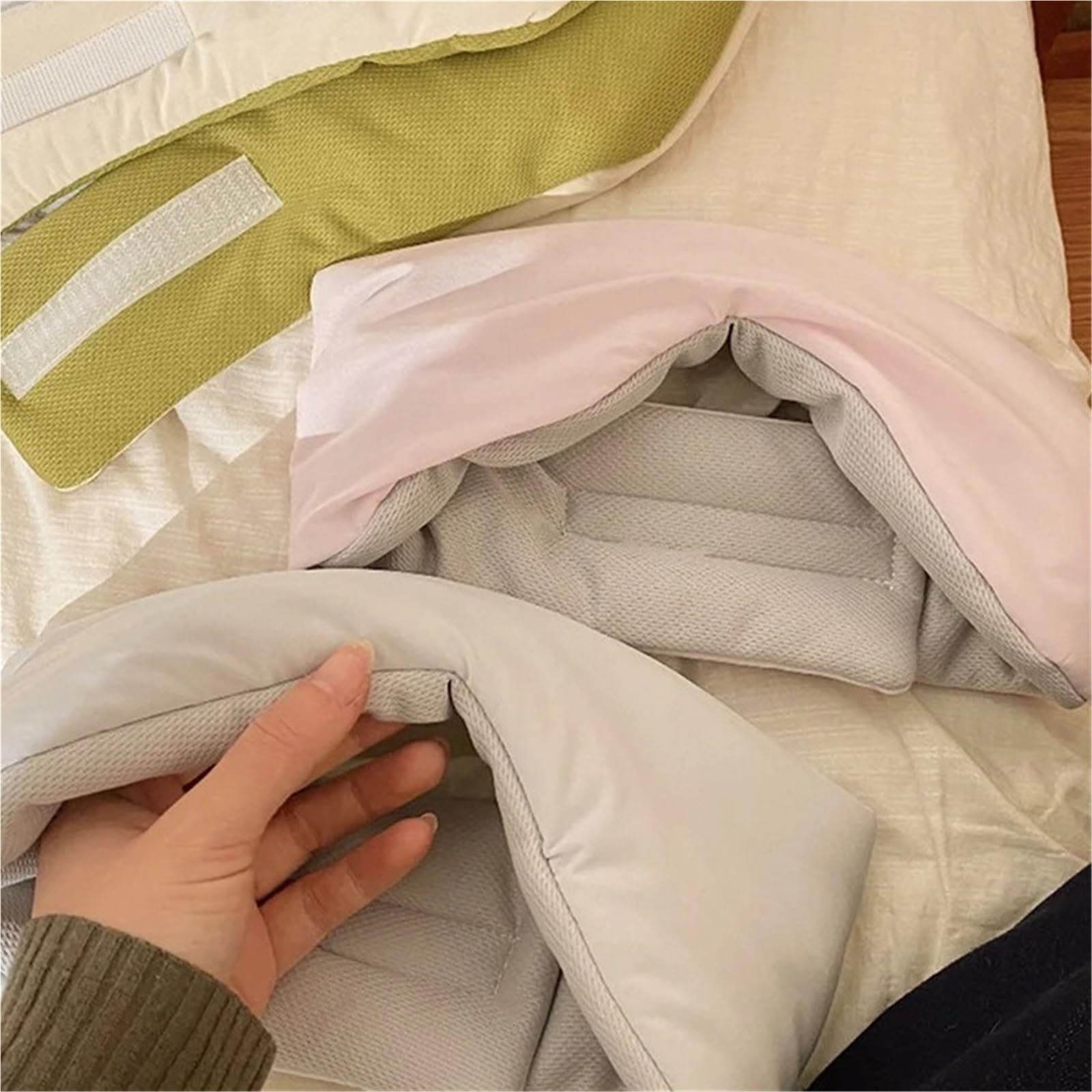 Maschera Oculare Peso Maschera for gli occhi a gravità che blocca la luce for dormire, pressione delicata, benda for il sonno, visiera, relax da viaggio(A1)