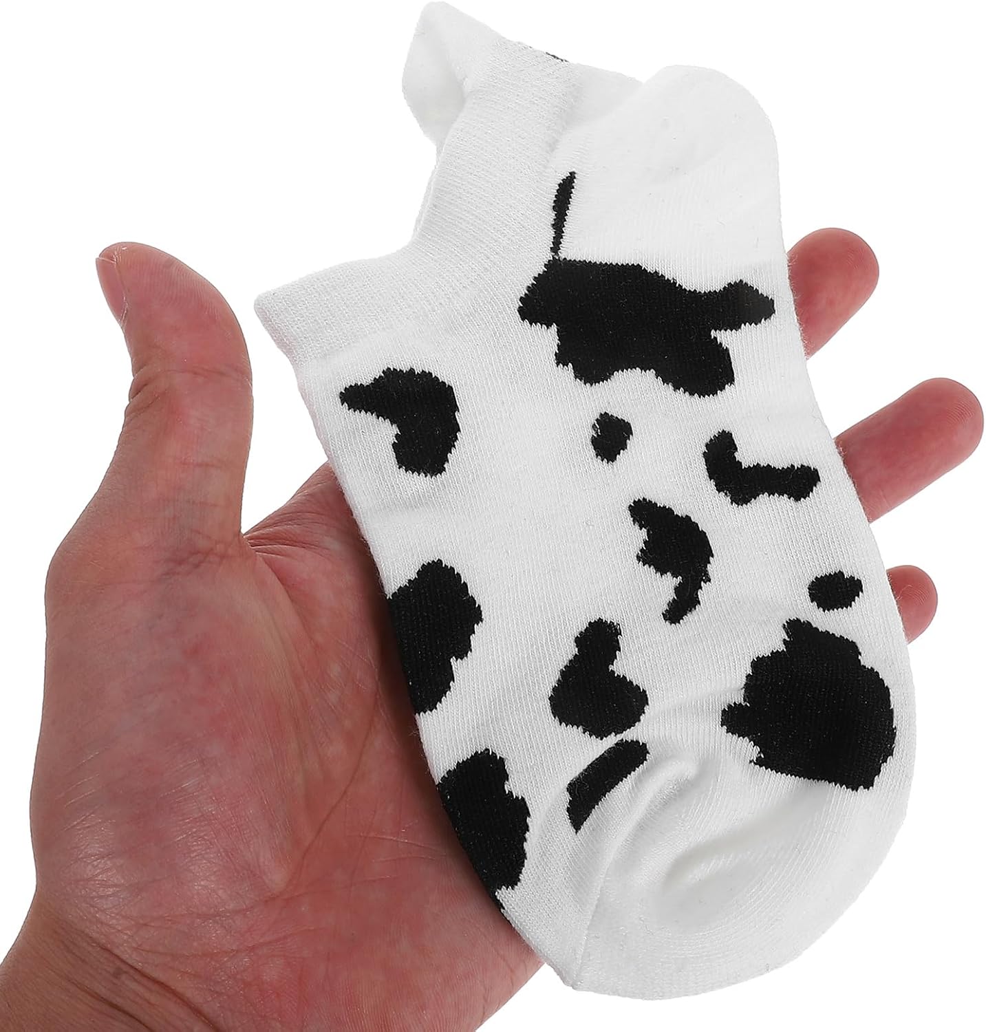 KESYOO 5Pairs Cow Socks Women Cute Socks Short Stylish Cow Pattern Cotton Ankle Cotton Low Cut Womens Cute - Image 4