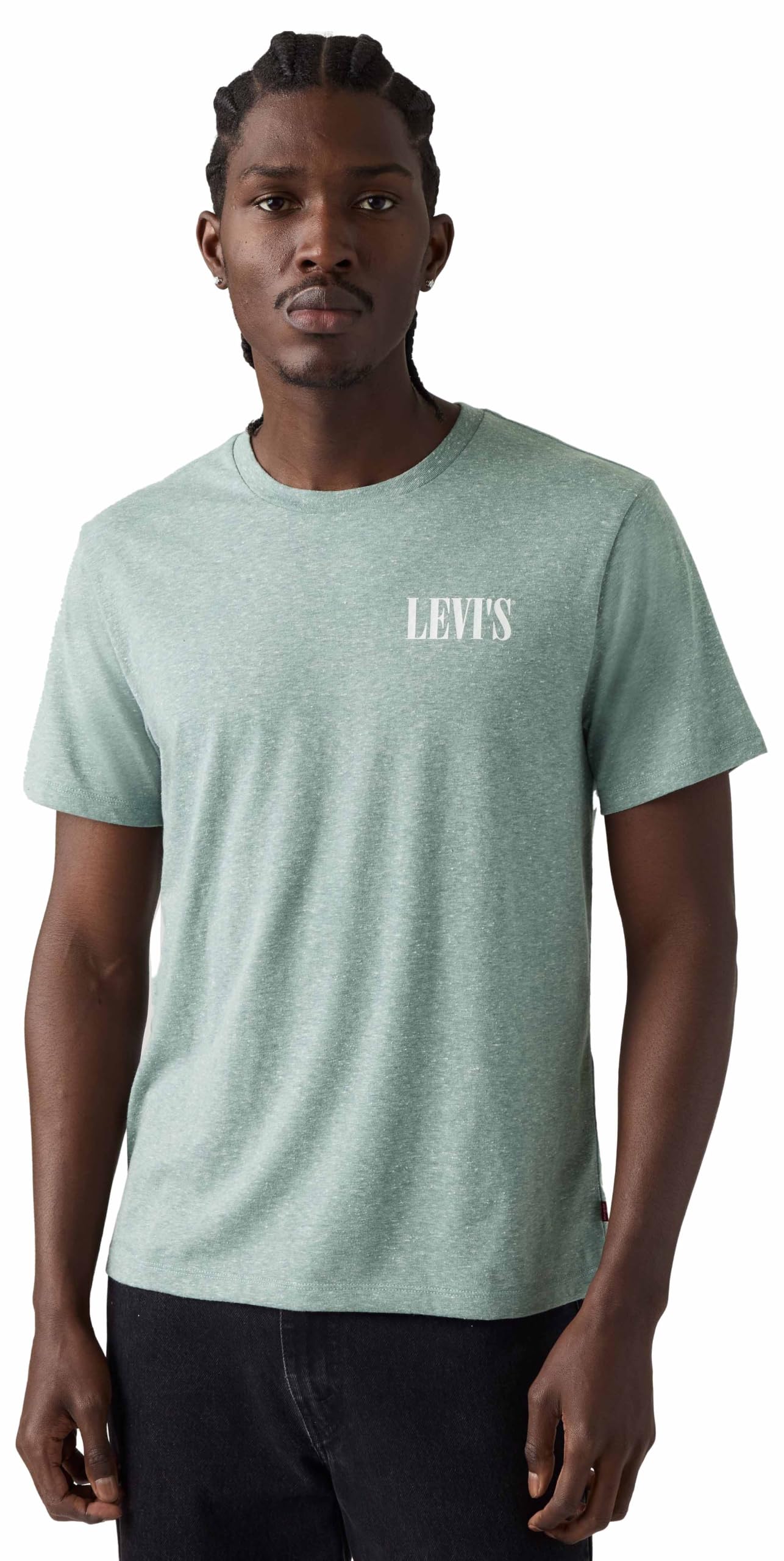 Levi's Maglietta da Uomo con Scollo Rotondo, Confezione da 1