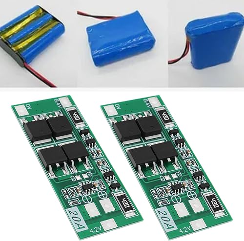 Miniatura 3 de SING F LTD 5 unids 2S 20A Li-Ion LiPo protección celular equilibrio para 18650 26650 batería de litio 1.890x0.787x0.134 in