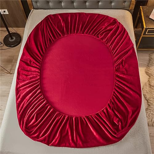 Miniatura 4 de Paquete de 1 sábana bajera de franela de vellón leche, ultrasuave, transpirable, de terciopelo de lujo, con bolsillo profundo de 11 pulgadas, tamaño