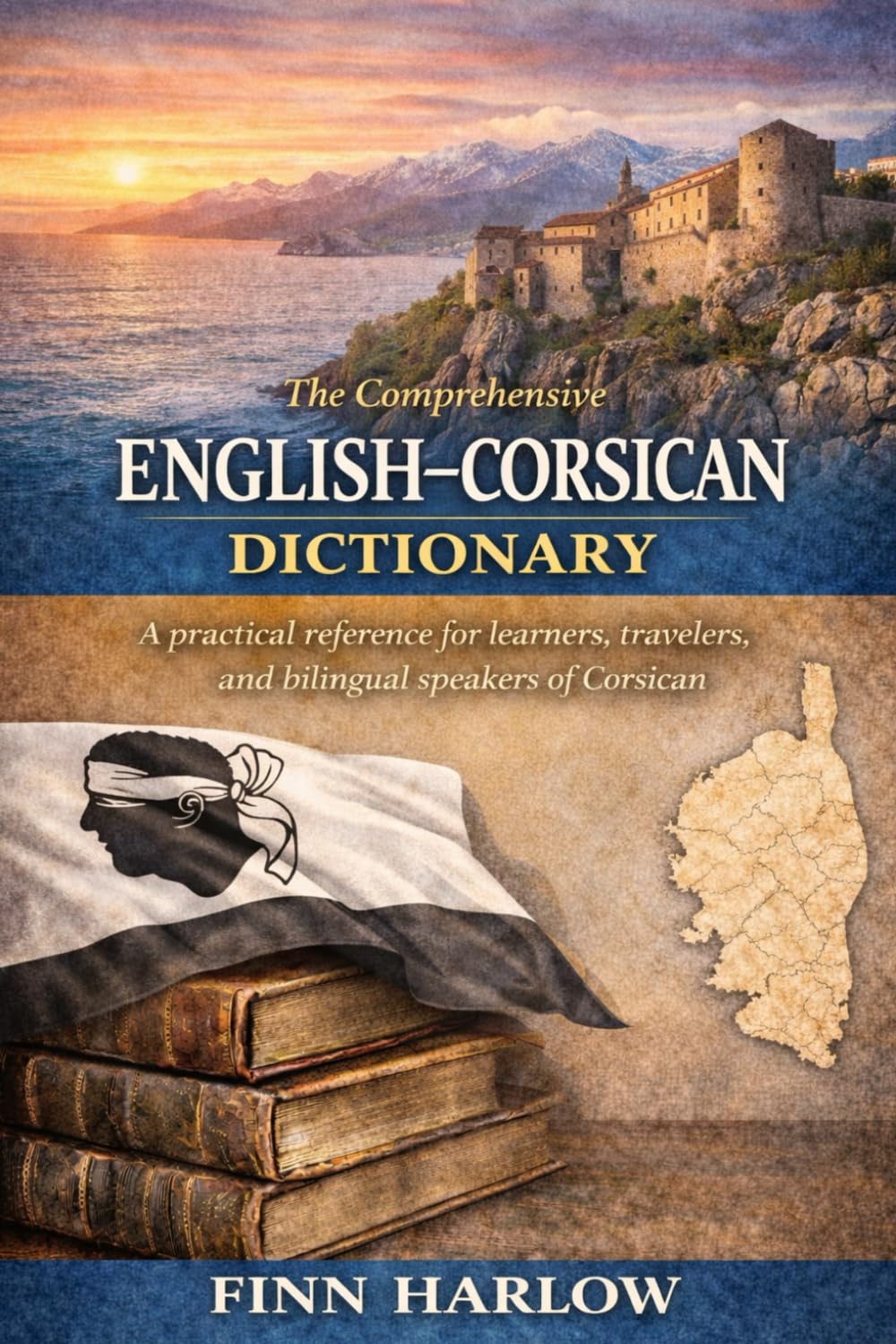 The Comprehensive English–Corsican Dictionary: A practical reference for learners, travelers, and bilingual speakers of Corsican