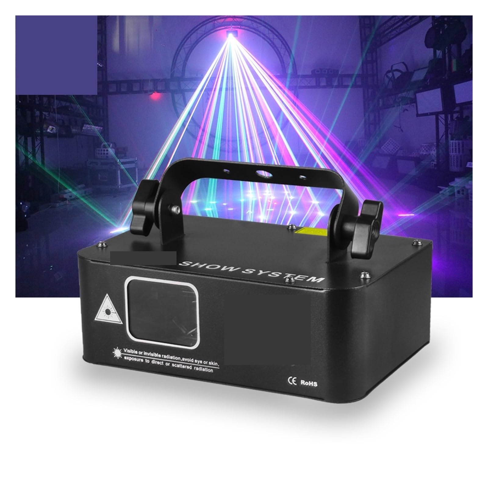 Proyector de escáner línea haz RGB 500mw, DJ, discoteca, efecto iluminación escenario, fiesta baile, boda, vacaciones, Bar, Club, luces Para fiestas y discotecas