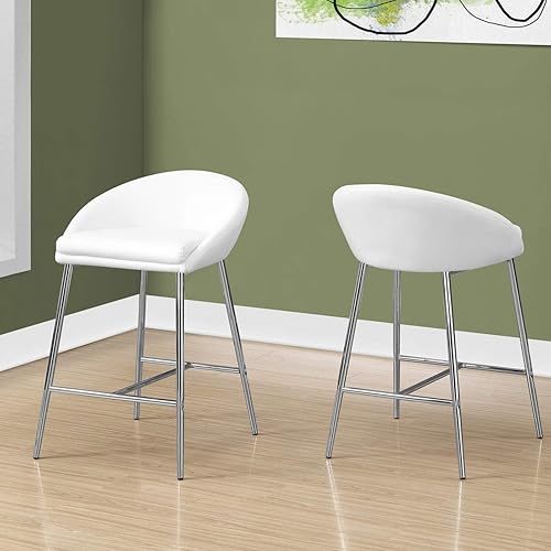 Miniatura 2 de Monarch Specialties I BARSTOOL, Blanco