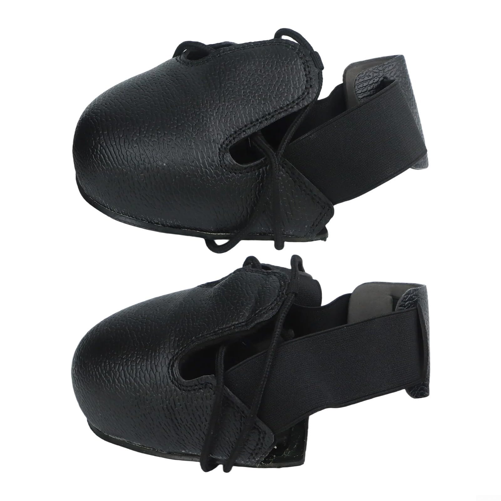 Cubiertas de zapatos de seguridad con puntera de acero, protección antigolpes, antideslizante, equipo de seguridad industrial para hombres y mujeres, tallas europeas 32-45, negro, 22 x 10 x 9 cm