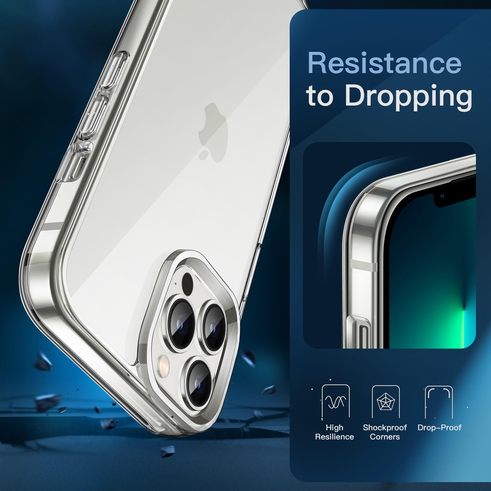 Aazon.co: JETech 3 In 1 Agnetic Case For IPhone 13 Ini 5.4-Inch With 2 Pack Tepered Glass - View #2