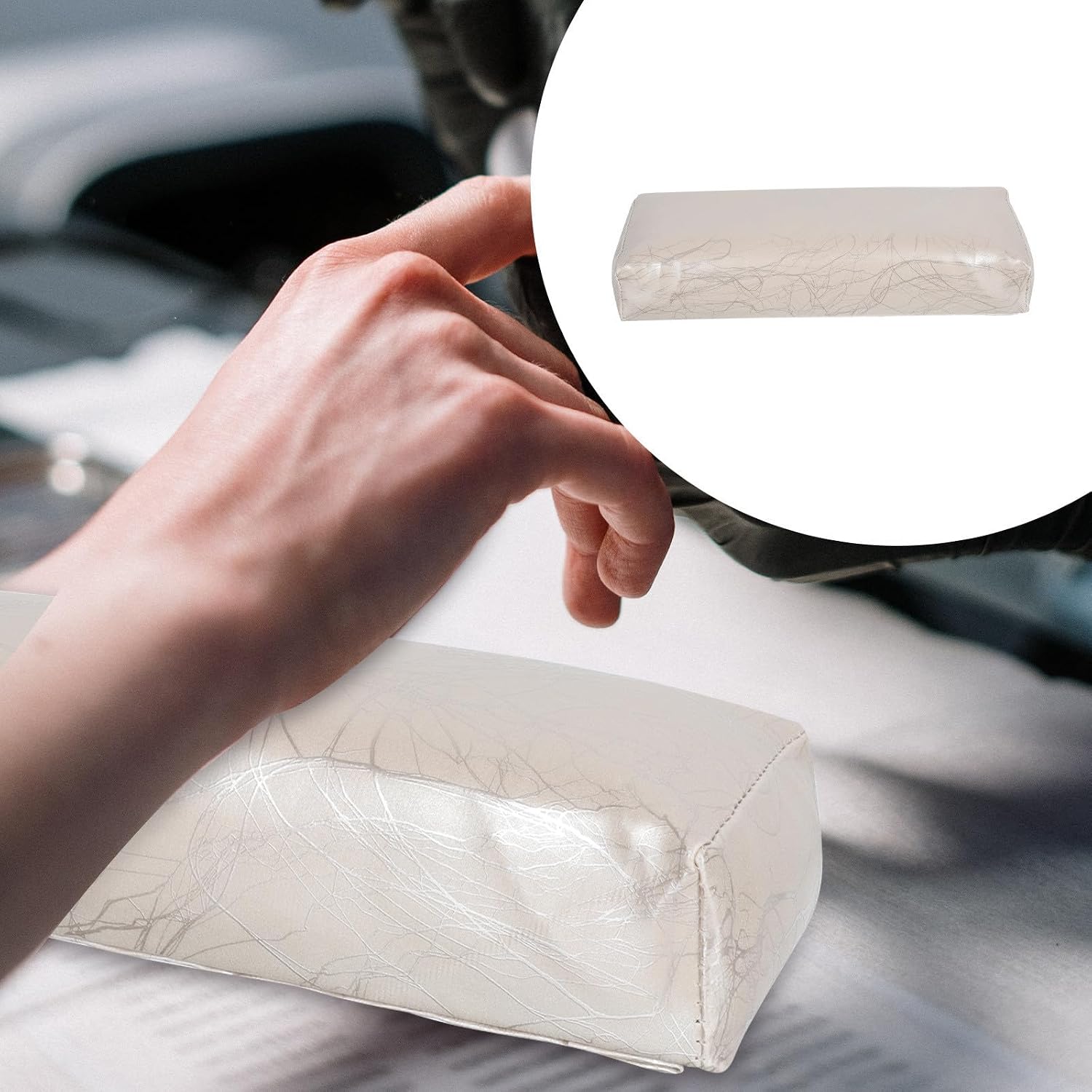 Manicure Support Hand Pillow Artificial Leather Wrist Rest