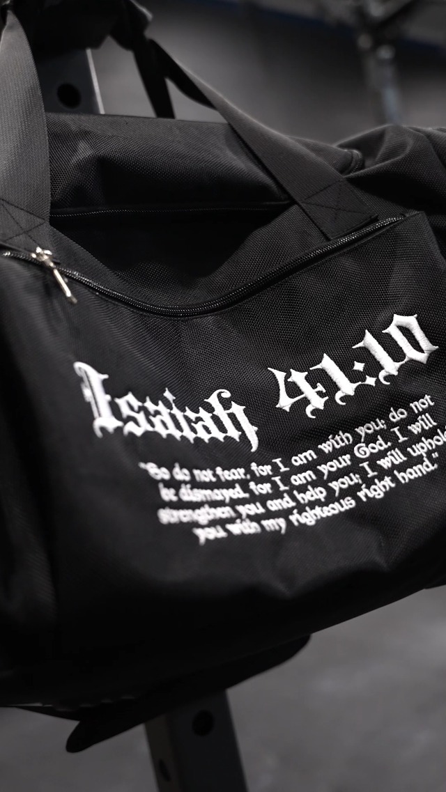 Amazon.com | SAINT KAIZEN Fear Not Christian Embroidered Duffle