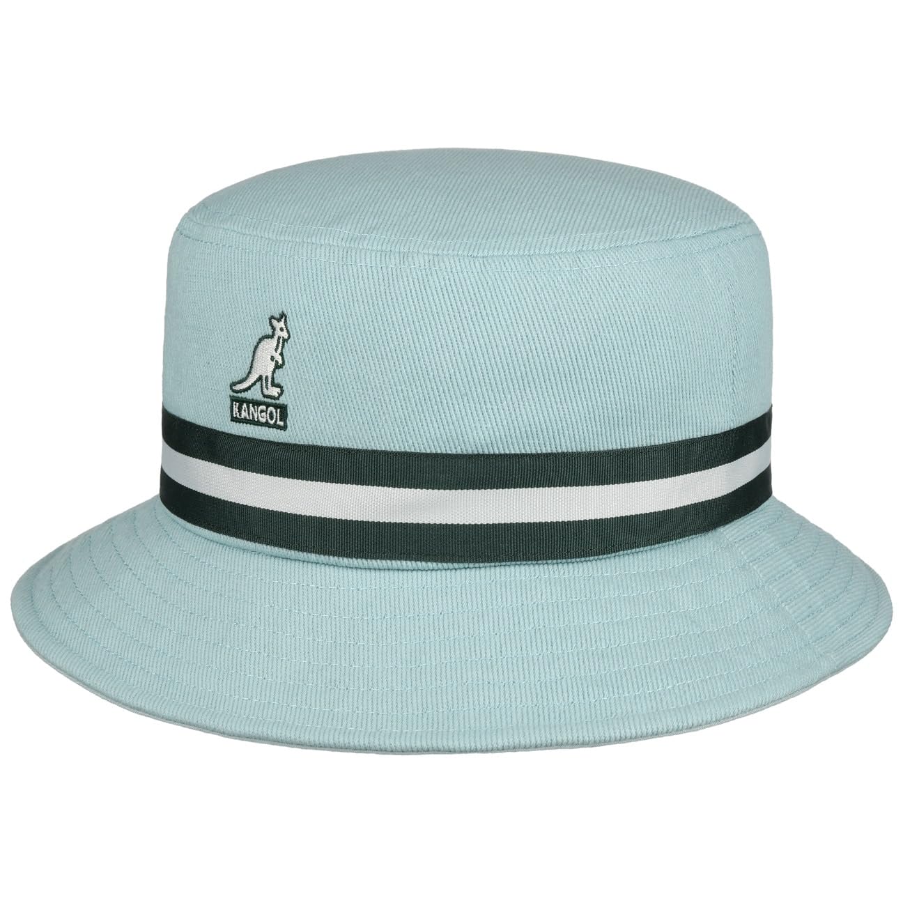 Kangol Stripe Lahinch Cotton Hat by Women/Men - Fishing Fisher´s with Grosgrain Band All-Season Spring Summer Autumn Winter - M (56-57 cm) Mint Green