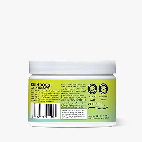 Miniatura 24 de Sparkle Wellness VERISOL - Péptidos de colágeno hidrolizados bioactivos Suplemento de colágeno en polvo con vitamina C para la salud de la piel