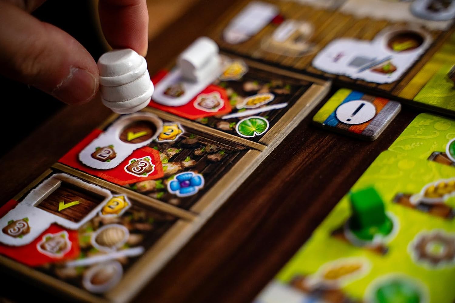Capstone Games Suna Valo Board Game – 1‑2 Player Strategy Farm‑Building Game with Resource Management, Miniatures & Tactical Farming, 60‑Minute Playtime, Cooperative & Solo Fun for Teens & Adults