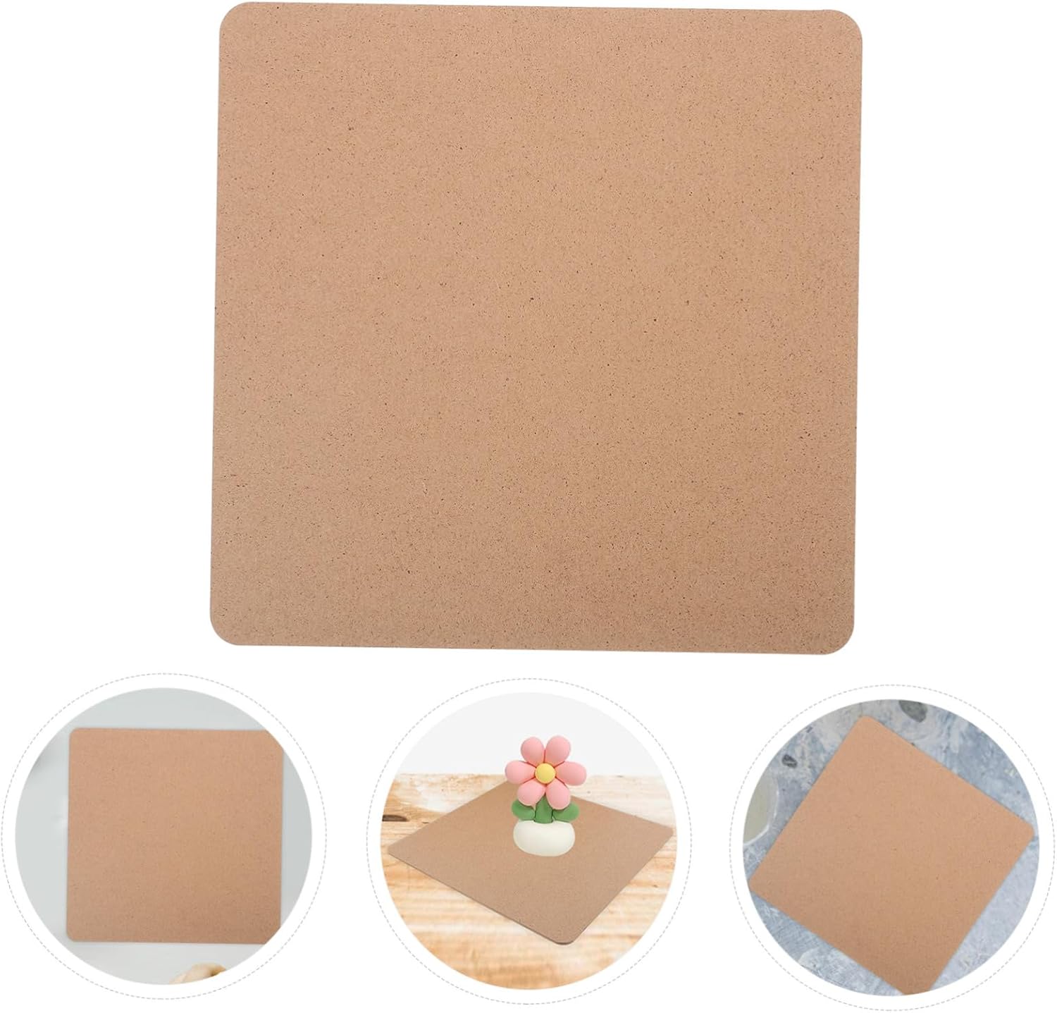 Artibetter 10pcs Wood Pottery Board for Clay Crafting Clay Backing Boards for Art Projects and Painting