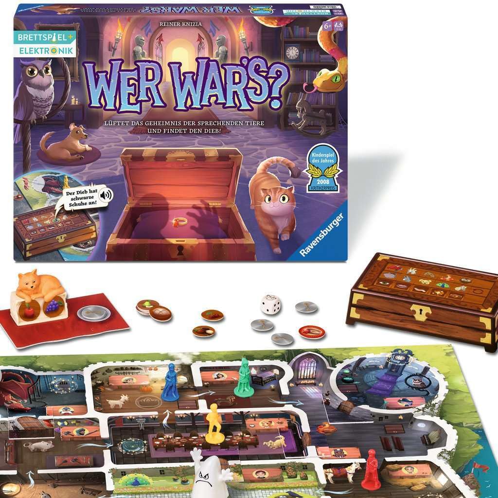 Ravensburger Kinderspiel 23494 - Chi era? Gioco per feste e famiglie, per bambini e adulti, gioco per bambini dell'anno, a partire dai 6 anni, per 2-4 giocatori