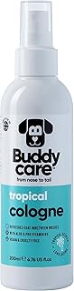 Buddycare Hund-Cologne – Tropical – Erfrischendes und tropisch duftendes Hunde-Parfüm – Erfrischt zwischen den Hundewäschen (200 ml, 1 Stück) product image