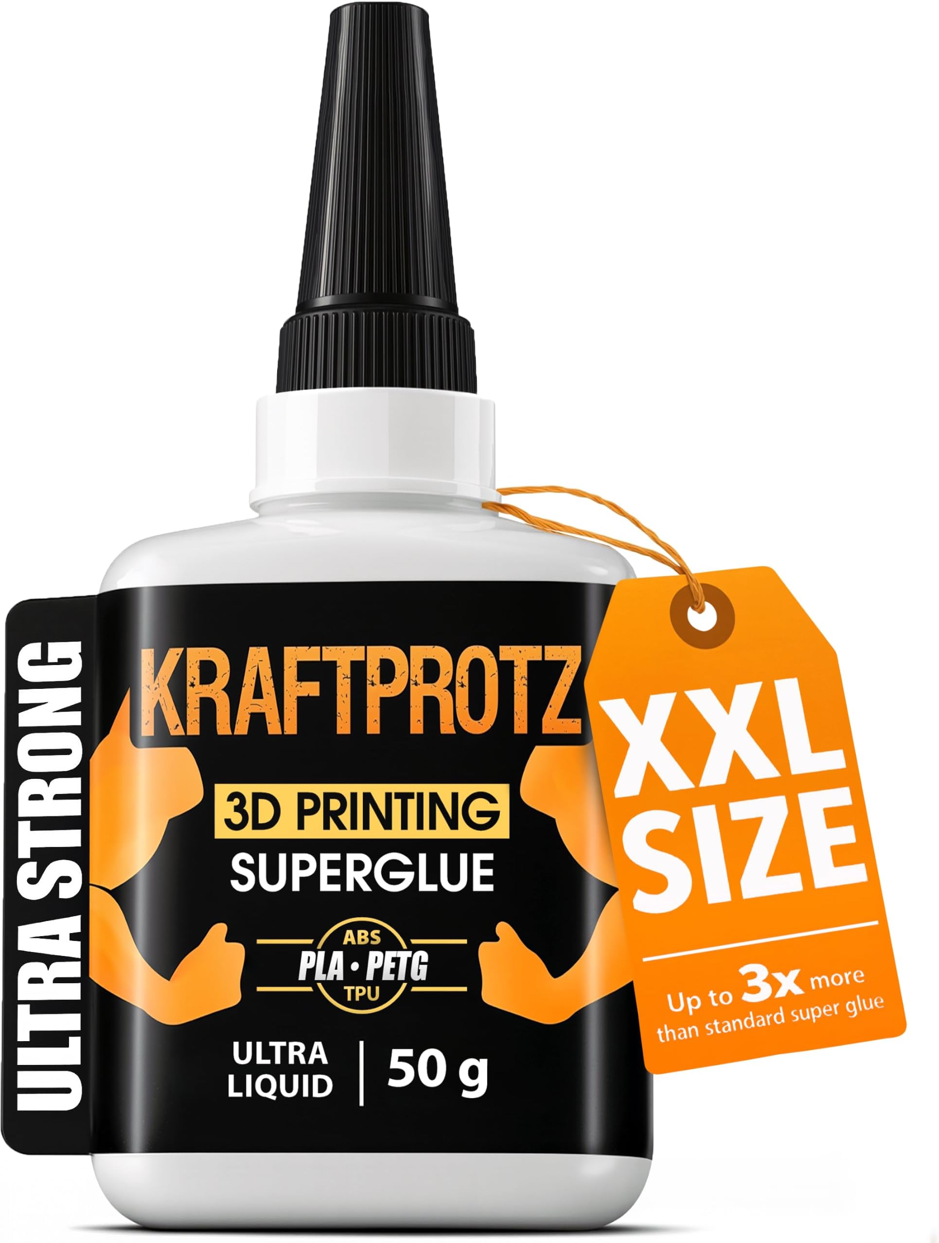 3D Printing Super Glue Ultra Liquid 50 g - PLA ABS PETG Instant Adhesive