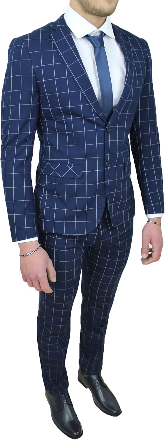 Abito Uomo In Lino Evoga - Completo Elegante Made In Italy Per Cerimonie | Sartoriale Regular Fit