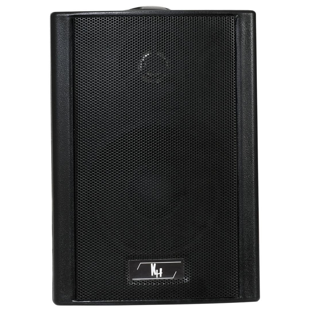 kh 2-Way Wall Mounted Speaker Column 4 Inch Woofer & 2 Inch Tweeter, 16W RMS / 24W Max, 8 Ohm Multimedia Audio System, 100V Line Compatible, Adjustable Movable Design for Studio, Hall, Conference Room-image-40