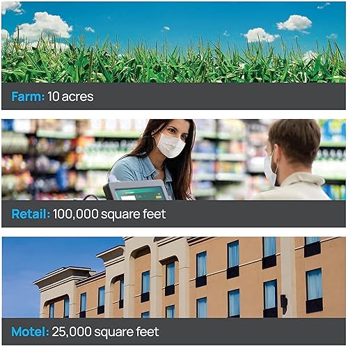 Miniatura 10 de EnGenius FreeStyl SIP2, teléfono VoIP portátil de largo alcance de 900 Mhz con radio de 2 vías para transmisiónintercomunicador, expandible hasta