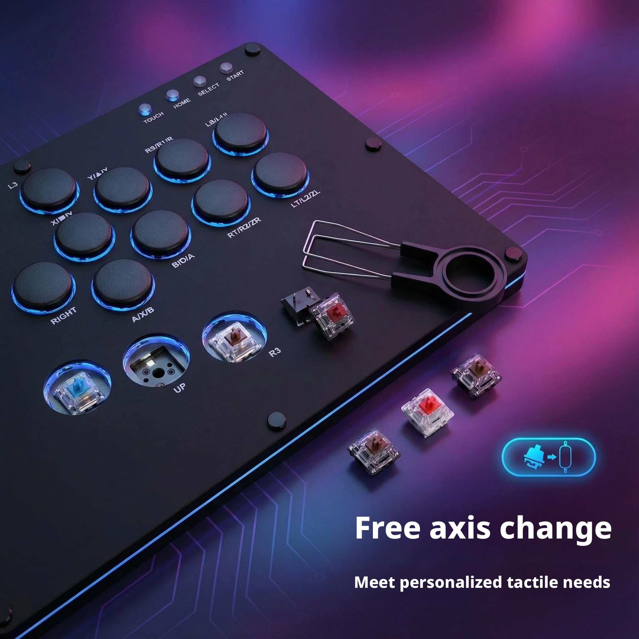 Amazon.com: XIAO SHI MIN STORY Leverless Arcade Stick, All-Button