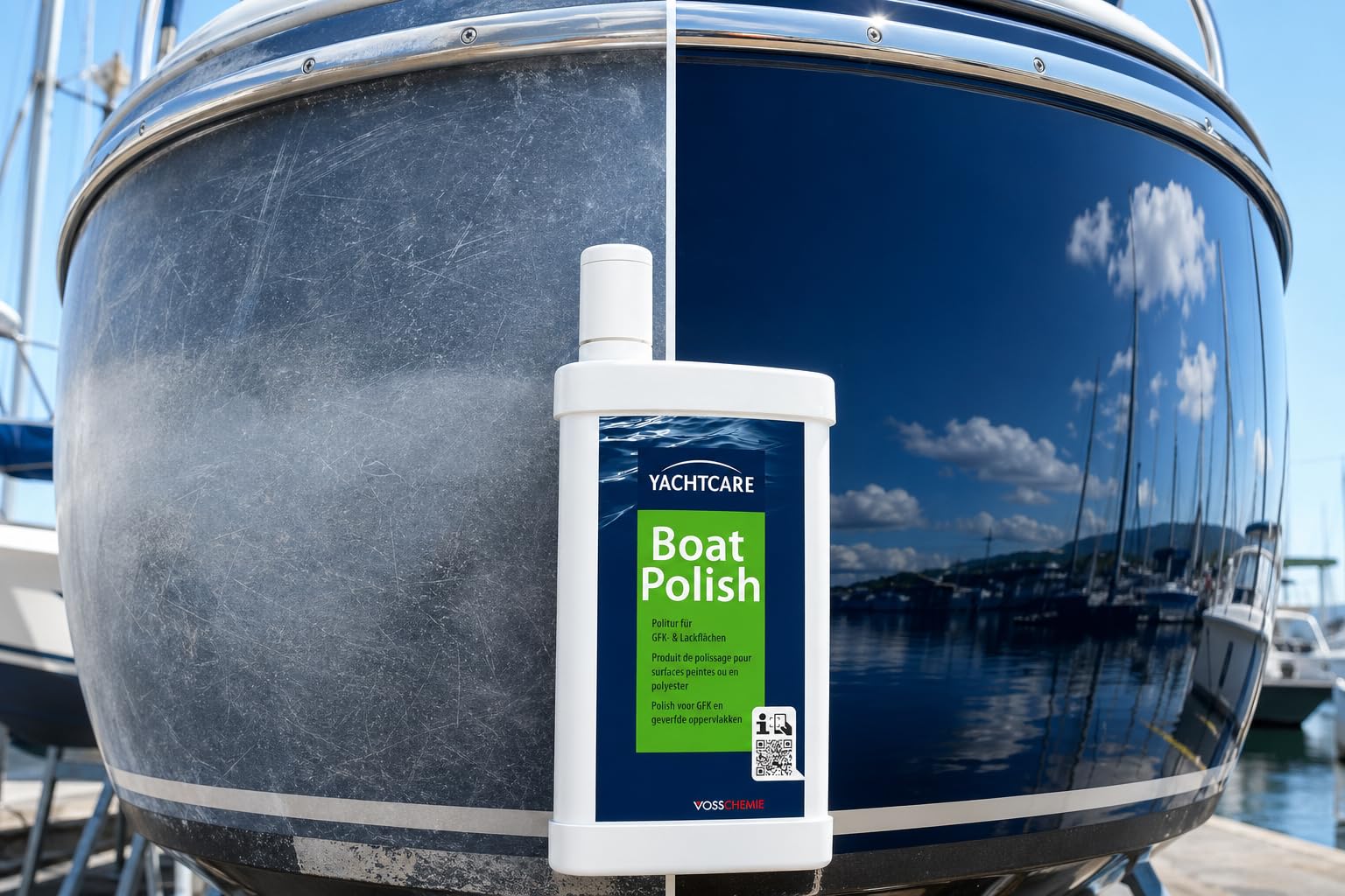 Yachtcare Boat Polish 500 ML – Lucidante per barca, caravan e altre superfici in plastica
