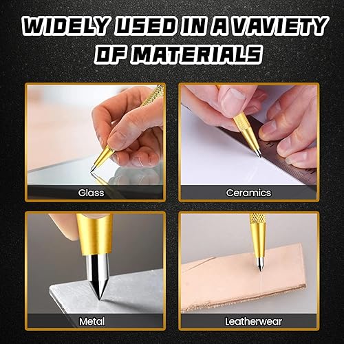 Miniatura 2 de Foranyo Metal Scribe - Carburo de tungsteno Scriber Metal Scribe Herramientas Grabado Pluma Carburo Scribe Herramienta para Hoja de