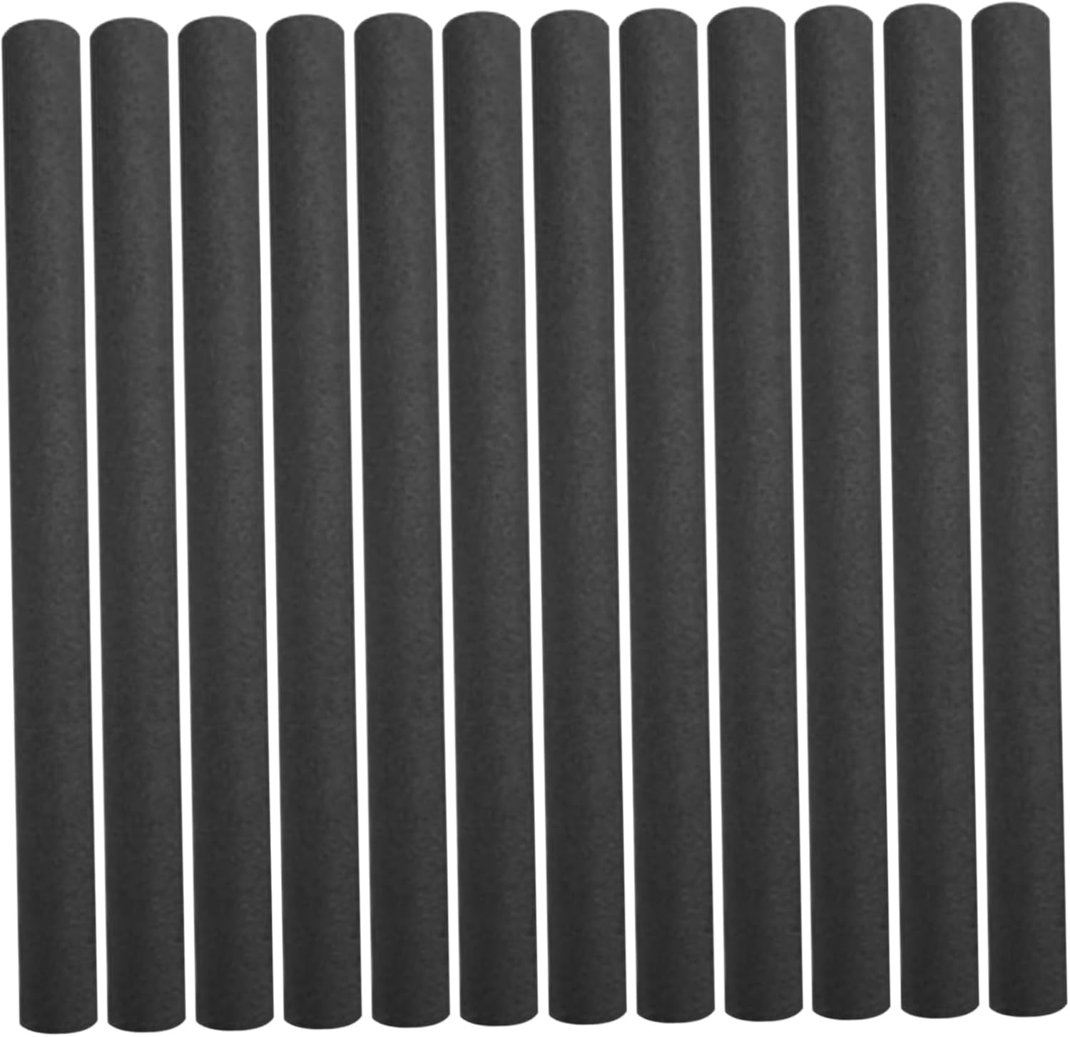 Trampoline Foam Cover Tube,12Pcs Trampoline Pole Covers,Trampoline Poles Replacement,PE Foam Replacement Trampoline Parts for Indoor and Outdoor/35 Inch - Black