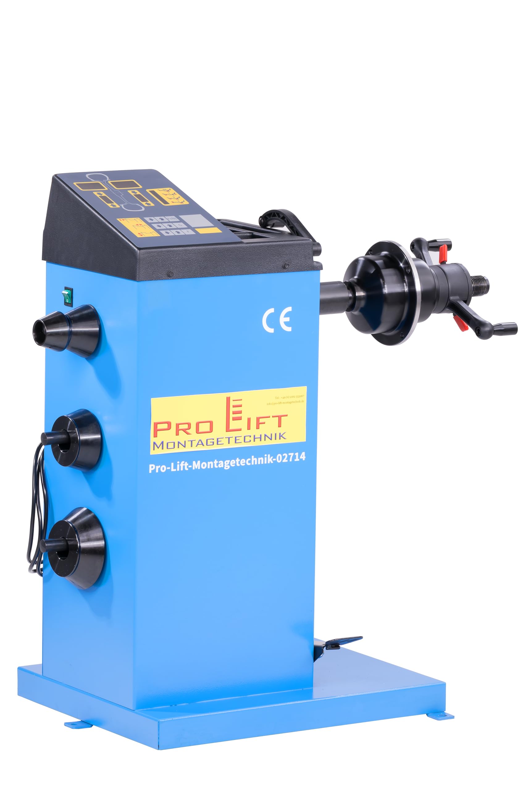 Einsteigermodell: manuelle Reifenauswuchtmaschine Felgengröße 10"-24" Wuchtmaschine - 02714